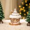 Northlight Lighted Sprinkle Cupcake Gingerbread House Christmas Decoration - 6"